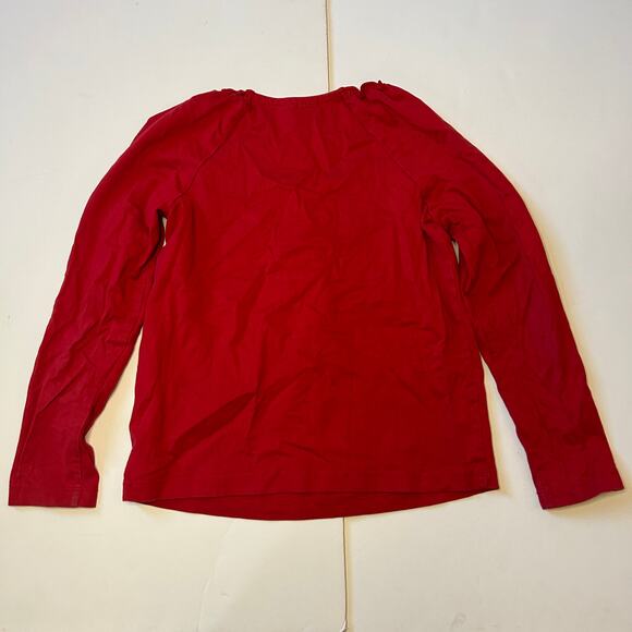 Hanna Andersson 100% Cotton Red Embroidered Top 120 - Picture 4 of 4